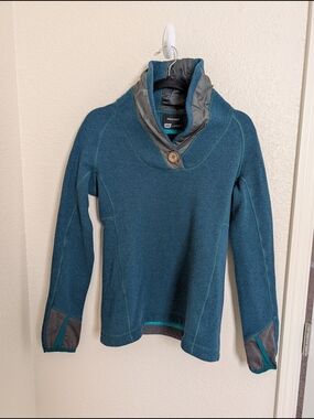Marmot Women's Wool Blend Pullover Blue Size Medium Outdoors Hiking
